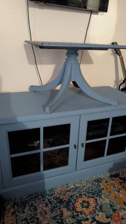 Entertainment center and table