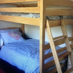 Solid Wood Twin Bunk Beds