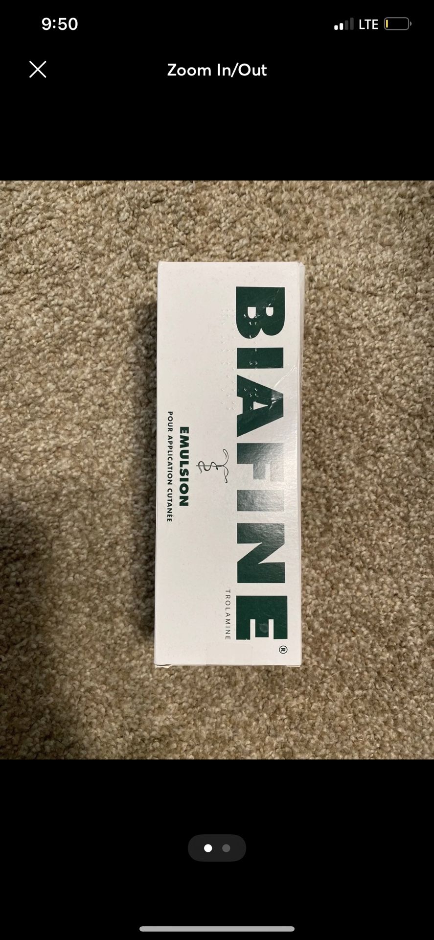Biafine Burn Cream From France New