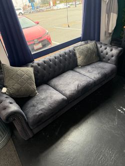 Black couch