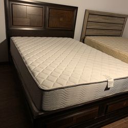 Perfect Queen Size Bed ( 1 Match Night Ending Table