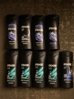 9 Axe body wash
