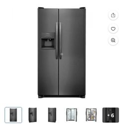 Frigidaire FFSS2615TD 25.5 Cu. Ft. Black Stainless Side-by-Side Refrigerator