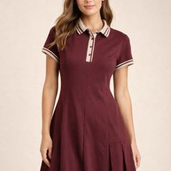 Zara Burgundy ( Wine) Dress (XL)