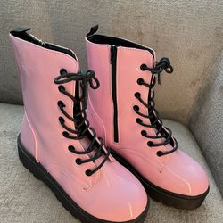 Baby Pink Platform Boot Women’s US 10 (Runs Small)