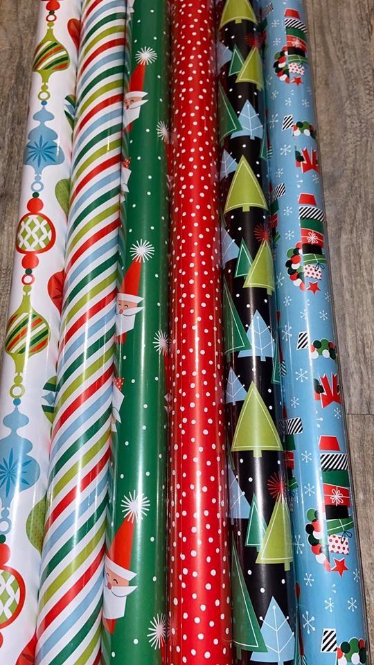 Hallmark Reversible Christmas Wrapping Paper $1 per roll