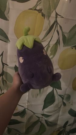 eggplant plushie