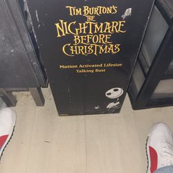 Nightmare Before Christmas Talking Jack Bust