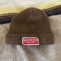 Pro Bass tan beanie