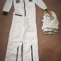 New Medium Boys Youth Kids Space Astronaut Suit Helmet