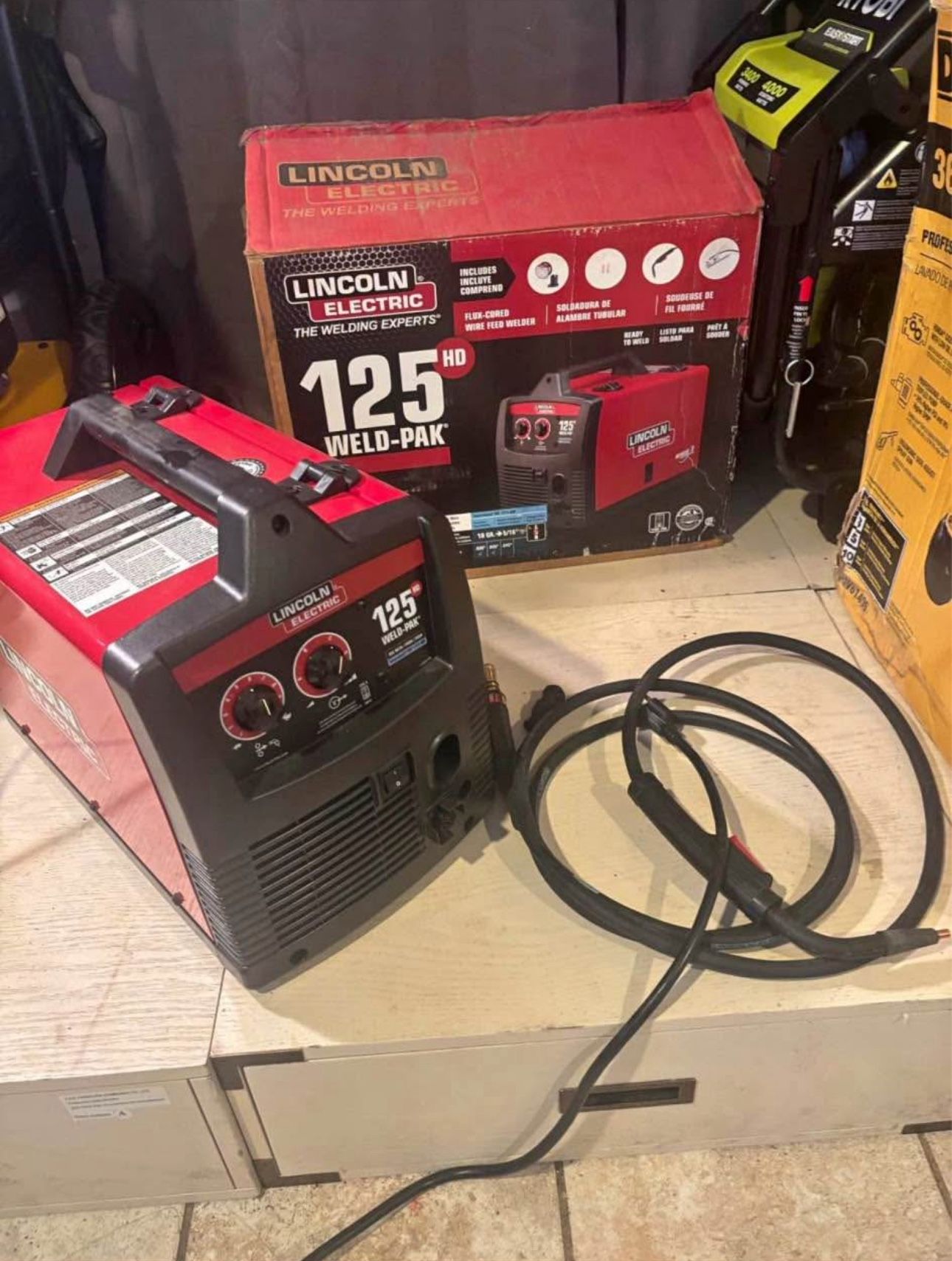 Lincoln electric 125 weld oak