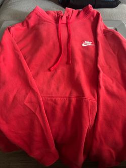 Red Nike Hoodie Men’s Large