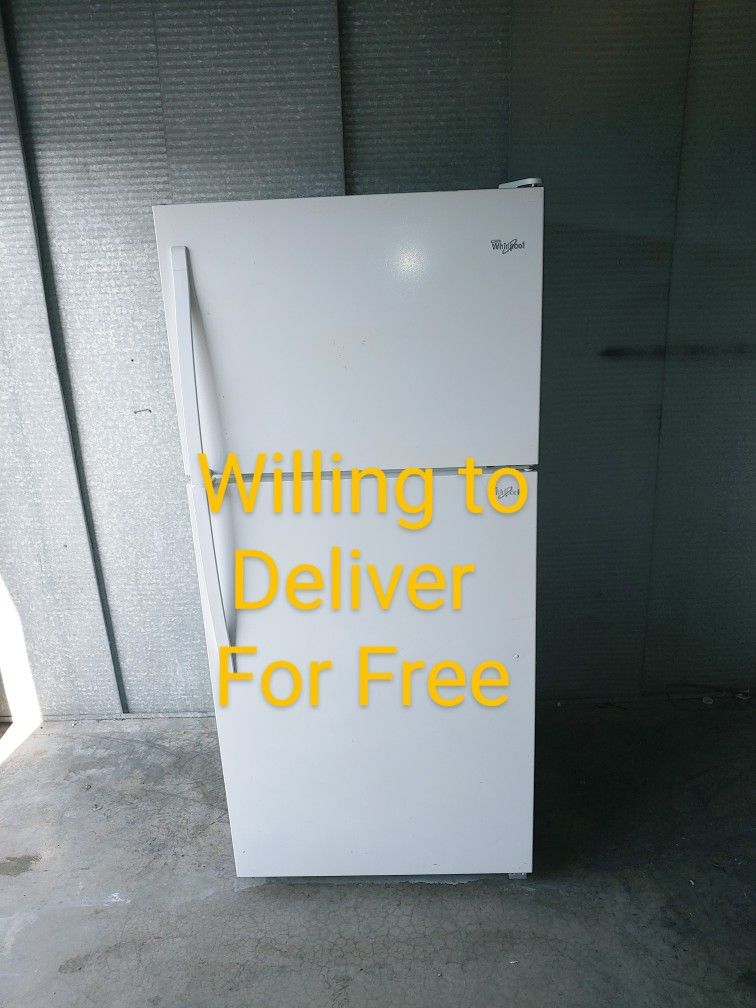 Whirlpool Refrigerator/Freezer 18 Cuft(dimensions:30" W 30" D 66" H