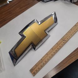 14-18CHEVY IMPALA CHROME BOWTIE BUMPER GRILLE EMBLEM