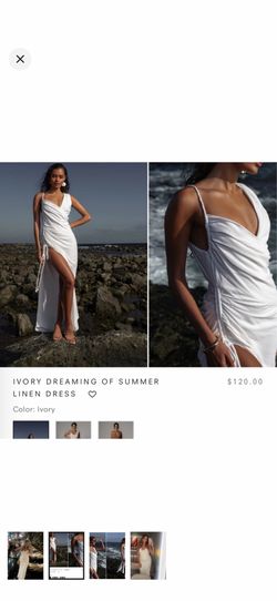 Jluxlabel ivory dress