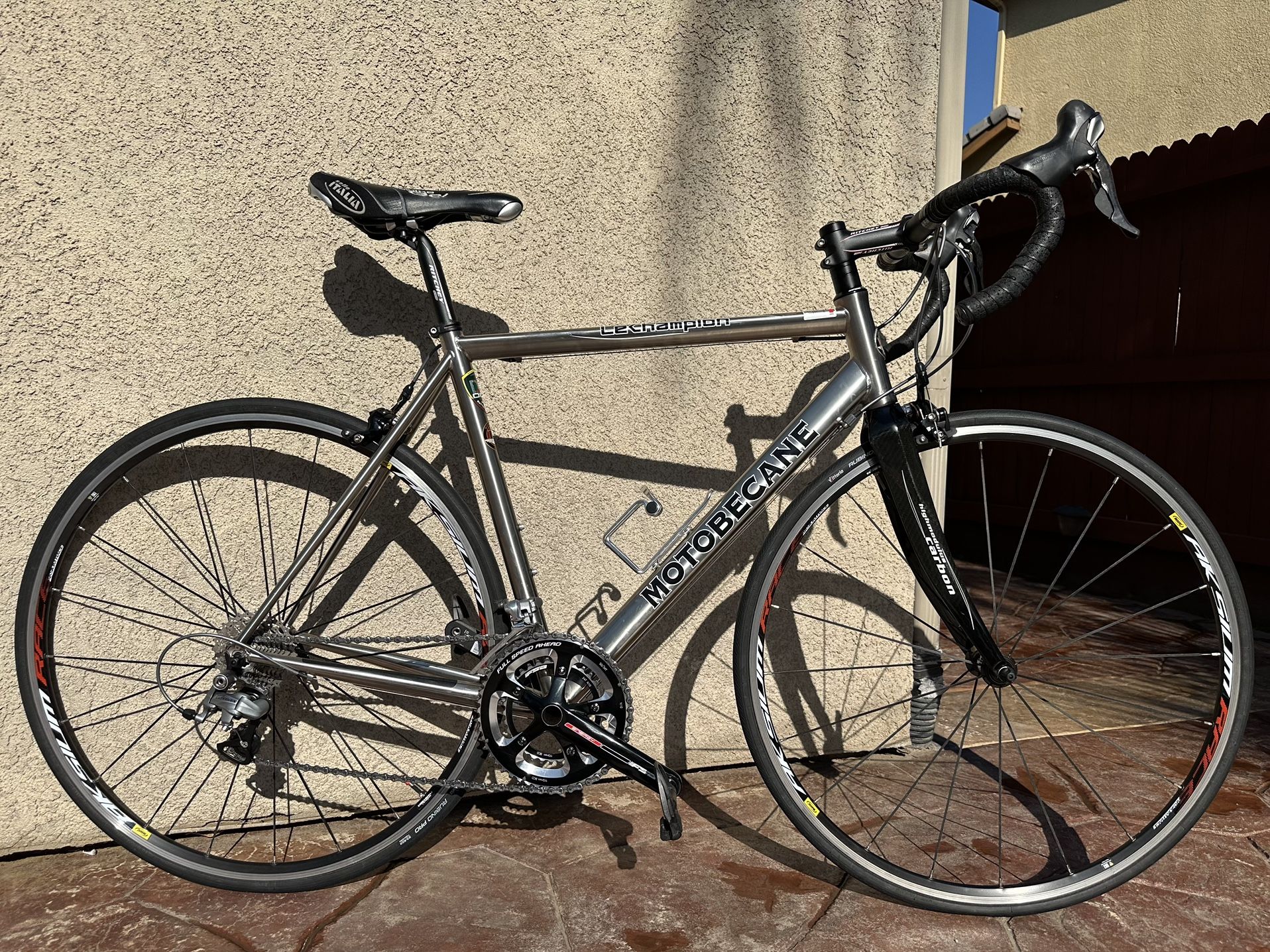 Titanium Motobecane Le Champion road bike