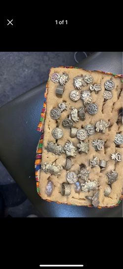 African Authentic Brass Rings 