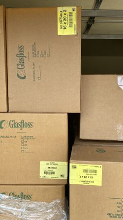 Glasfloss Air Filters GDS Fiberglass Disposable Multiple Sizes
