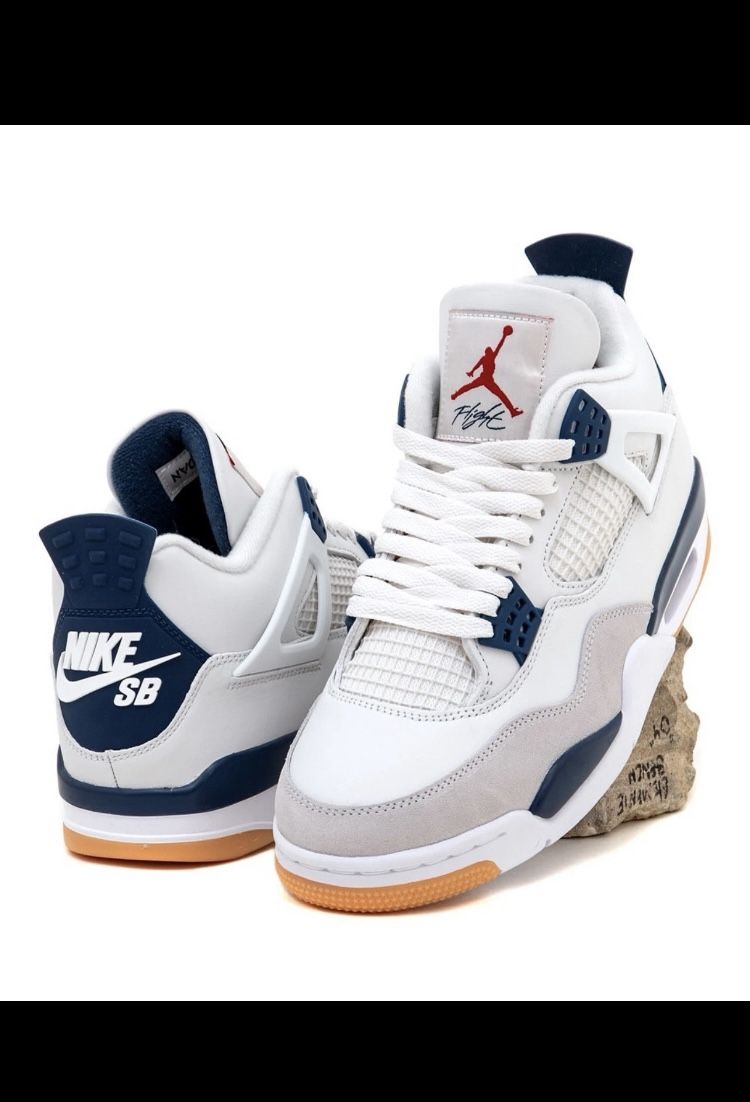 Retro Jordan 4 / Nike SB Navy Blue Collab