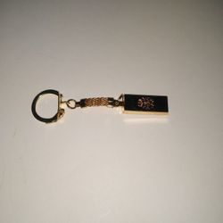 New Gold Plated Gold Bar Keychain