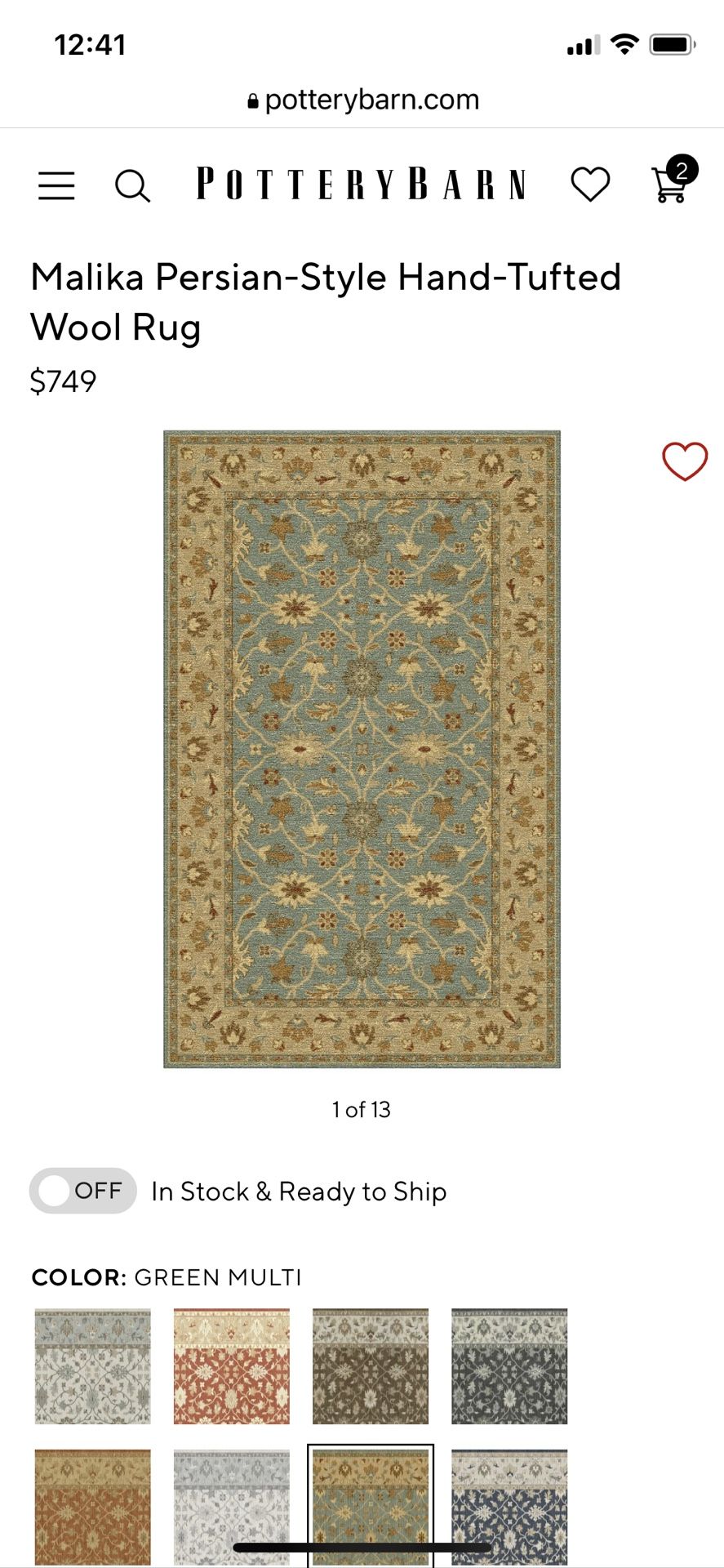 Pottery Barn 5x8 Area Rug for Sale in WA OfferUp