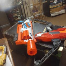 Nerf Gun Bundle And Water Balloon Swing shot 