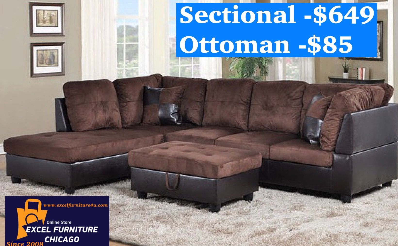🌺FREE DELIVERY🌺Brand New Sectional Sofa Couch