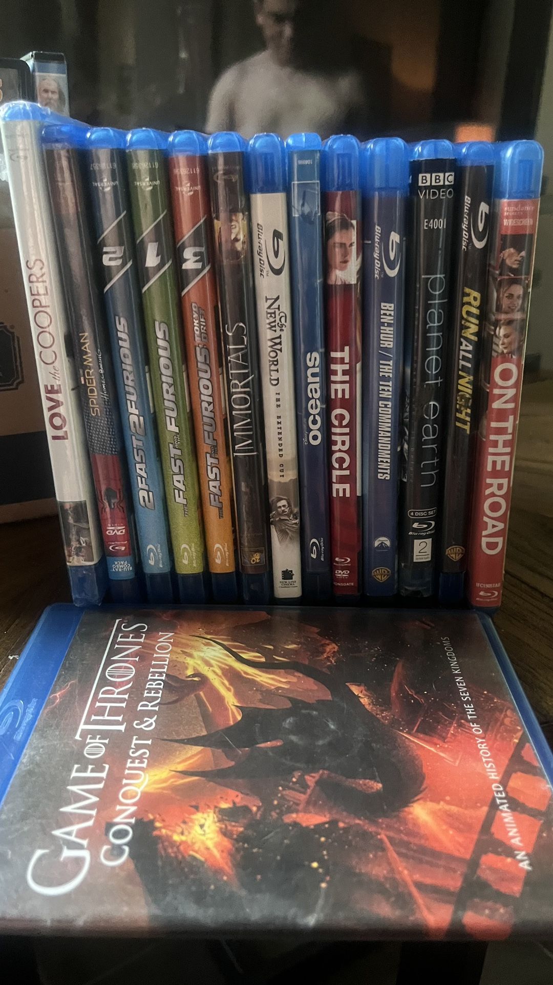 14 Blu-ray BUNDLE Ben-Hur/Ten Commandments 4 Disc Set Double Feature/ Fast And Furious