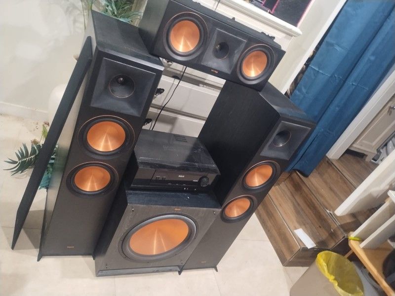 Klipsch Dolby Atmos Home Theater System Speakers