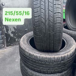 215/55/16 Nexen Semi New All Four 98 % TREAD LIFE | ❗Ask For Availability / Pregunta Por Disponibilidad ❗|