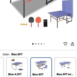 Ping Pong Table Official Size
