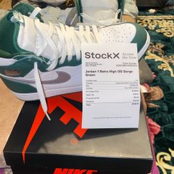 jordan 1 retro High OG Gorge Green