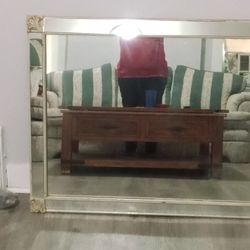 Antique Style Hanging Mirror 