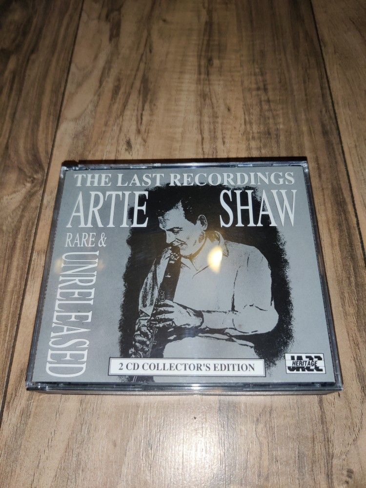 Artie Shaw The Last Recordings Rare & Unreleased 2 CDs Collectors Edition. Has some wear from age and storage. Sold as is.