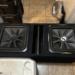 15 Inch  L7 Square Kickers Of 2,000 Watts Each