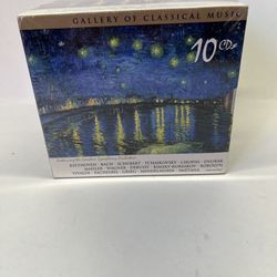 Gallery Of Classical Music 10 CD Set Bach, Beethoven, Chopin, Tchaikovsky, etc