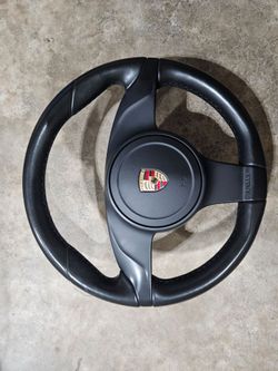 Original OEM Porsche 911 997.2/987.2 Steering wheel and airbag