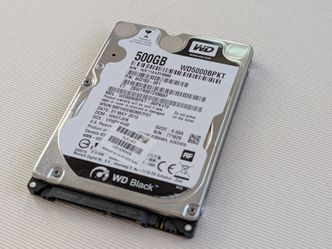 WD Black 500GB 2.5" SATA II Laptop Hard Drive - 7200RPM - Excellent Condition