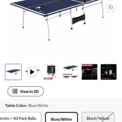 Foldable Ping Pong Table