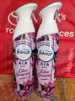 Febreze air mist - lilac sunrise scent
