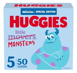 Huggies Little MoversĀ BabyĀ Diapers- 50 Count / Size 5