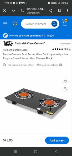 Dual Burner Propane Barton New