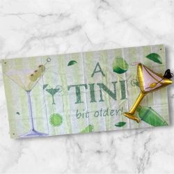A TINI bit older! Martini Themed Birthday Poster
