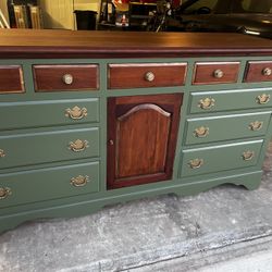 Vintage Dresser & Mirror