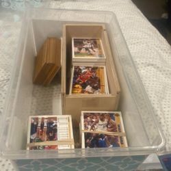 Lot Of Baseball Basketball And Football Cards