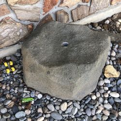 Giant Bubbling Boulder Fountain Bowl
