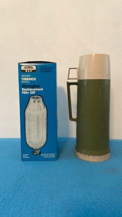Vintage Thermos Super Quart with replacement filler