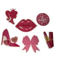 100 Pieces Hot Pink Barbie Confetti for Tables Decorations for Baby Shower and Girl Birthday Party.