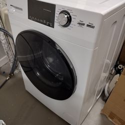 Washer And Dryer Combo. White