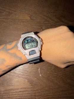 Moissanite G shock watch, works on diamond test(price is negotiable)